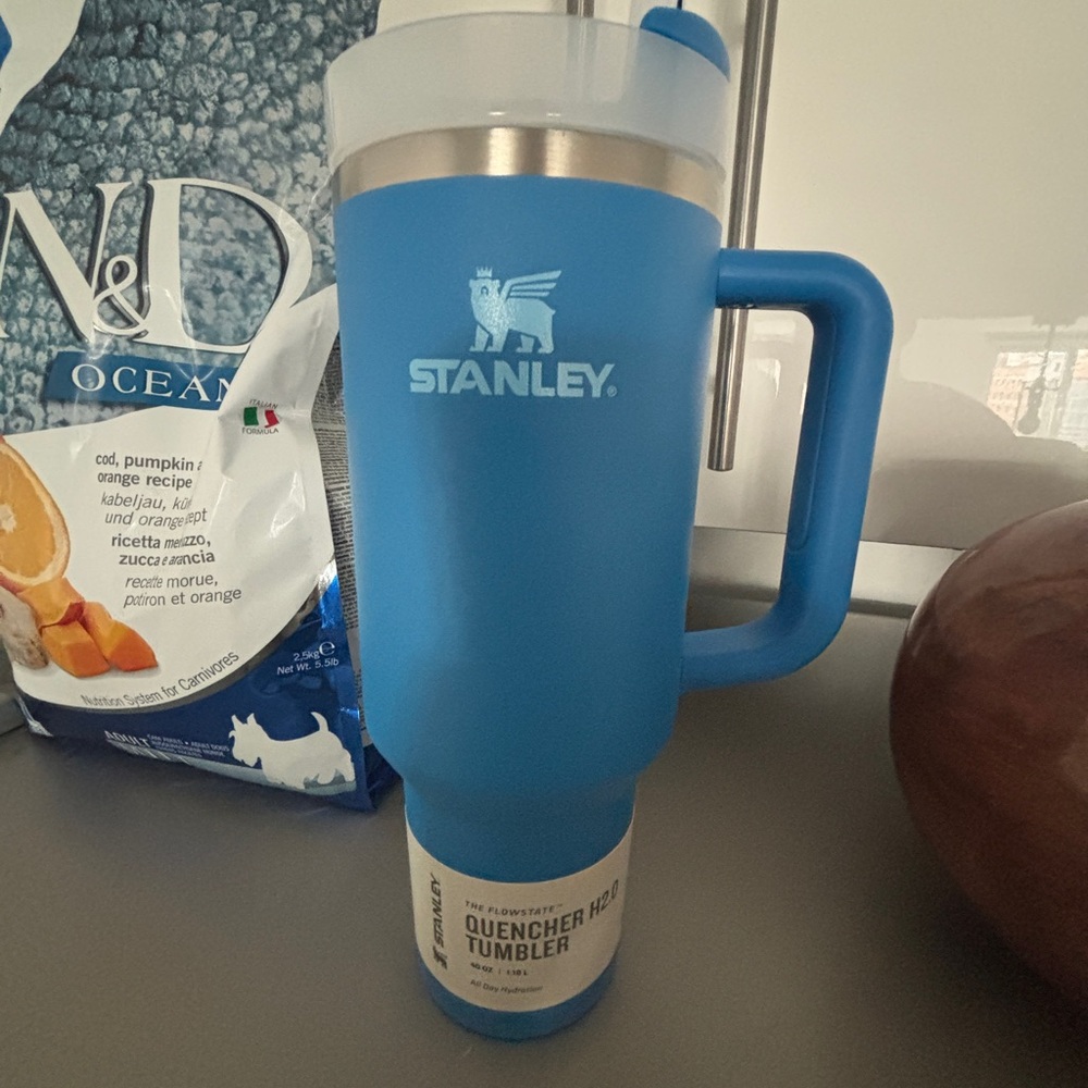 Stanley Quencher H2.0 Tumbler in Vibrant Blue